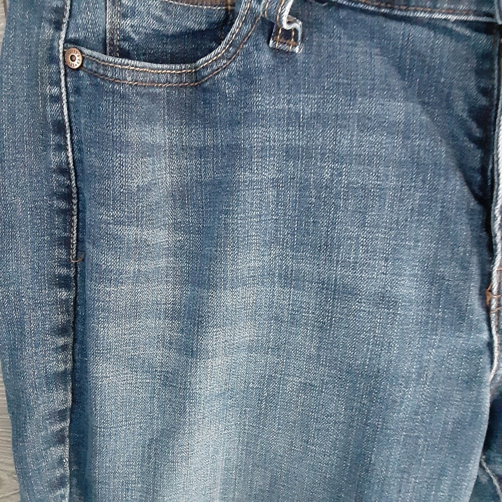 Levis 529 Curvy Bootcut Jeans Womens Medium Wash Blue Denim Pants Sz 16 - Picture 7 of 15
